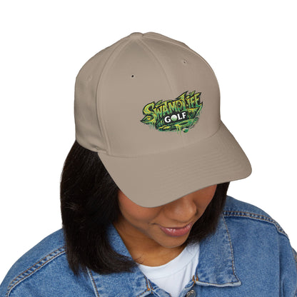 SwampLife Golf Embroidered Cap — 'Fore Real' Fitted Hat