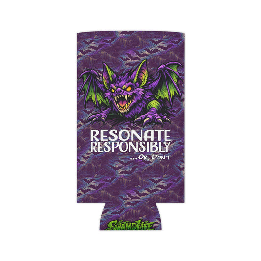 Stay Swampy & Resonate Responsibly - SwampLife Bat Koozie