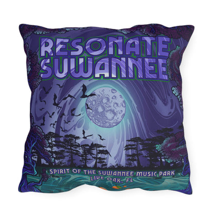 Vibrant SwampLife- Outdoor Pillow