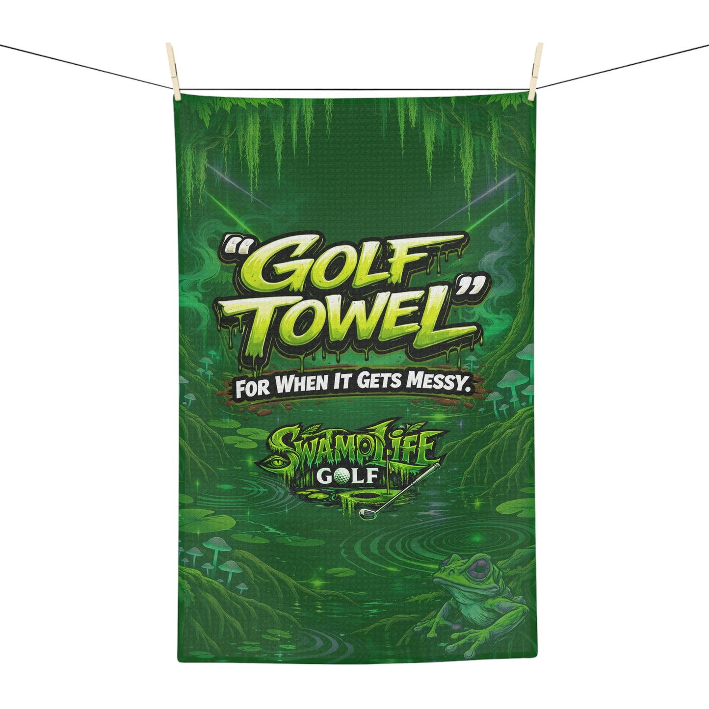 SwampLife: Golf  "Golf Towel" - MicrofiberCloth