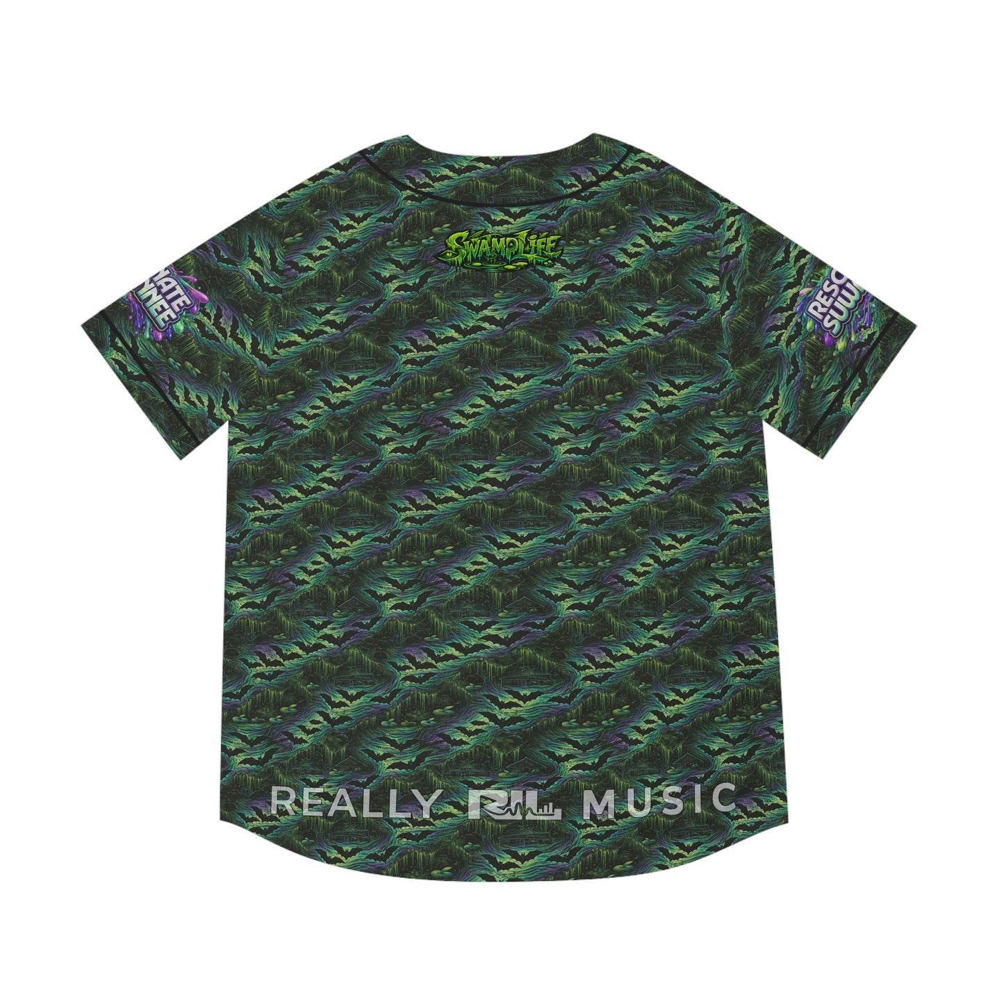 SwampLife Stay Swampy Men’s Retro Swamp Vibe Baseball Jersey