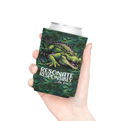 Stay Swampy & Resonate Responsibly - SwampLife Gator Koozie