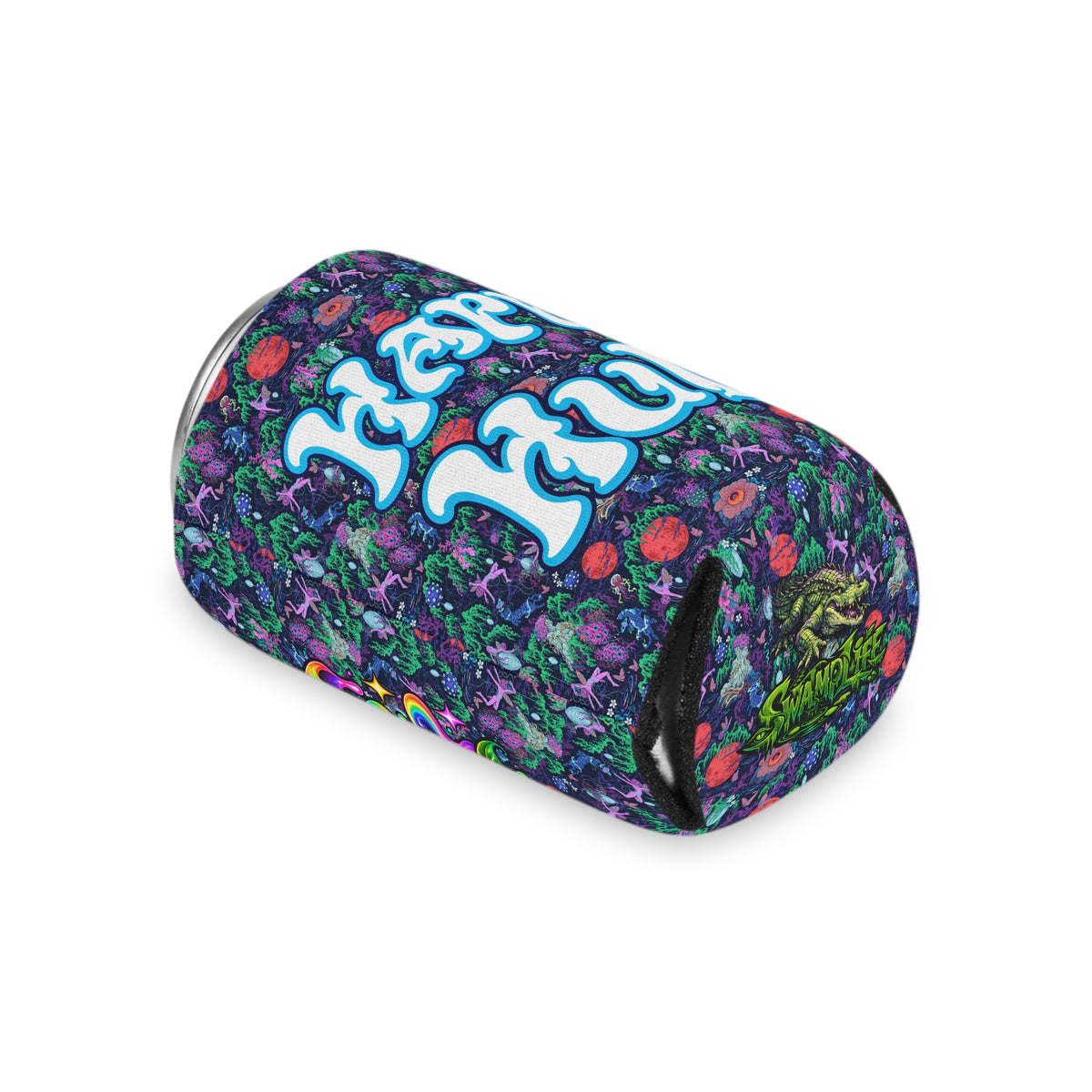 Happy Hula Psychedelic Can Koozie