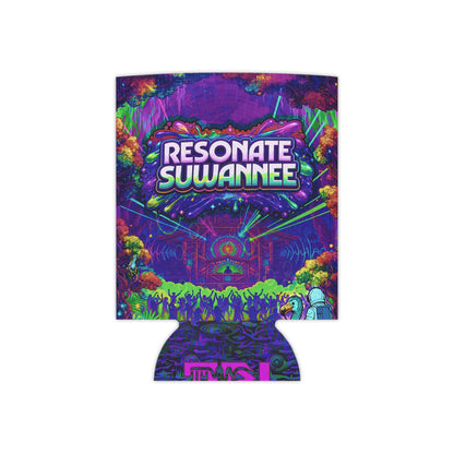Vibrant Neon Festival Drink Koozie