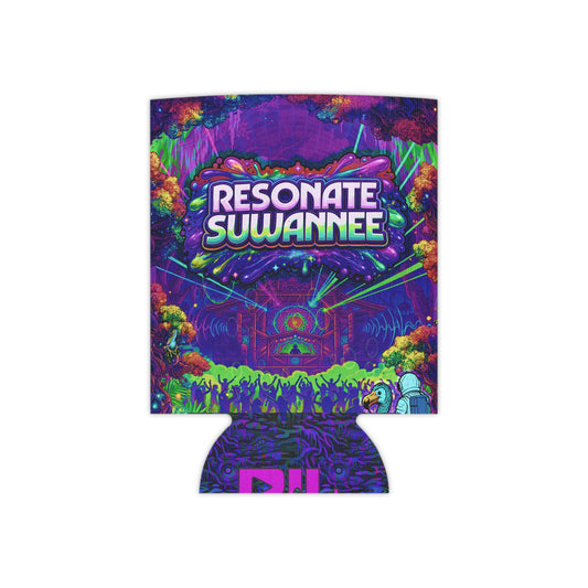 Vibrant Neon Festival Drink Koozie