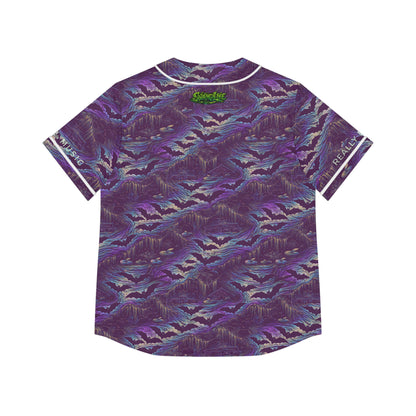 SwampLife Stay Swampy - Women’s Purple Swamp Baseball Jersey