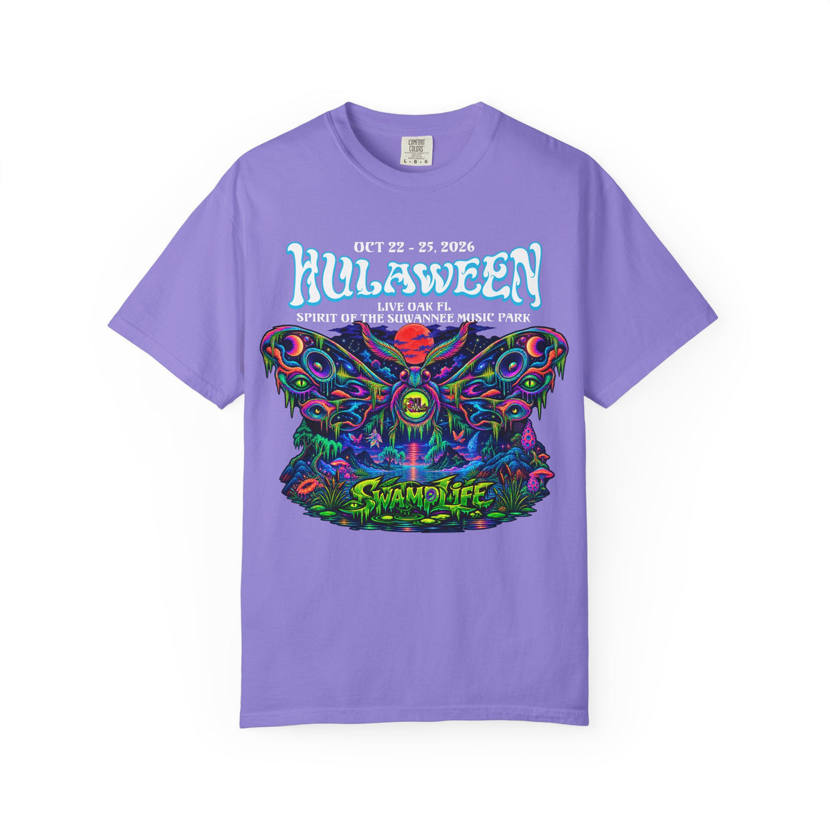 Hulaween Swamplife Moth Graphic T-Shirt