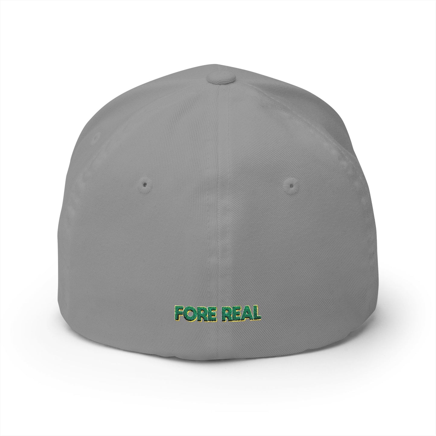 SwampLife Golf Embroidered Cap — 'Fore Real' Fitted Hat
