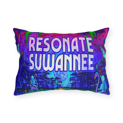 Vibrant SwampLife- Outdoor Pillow