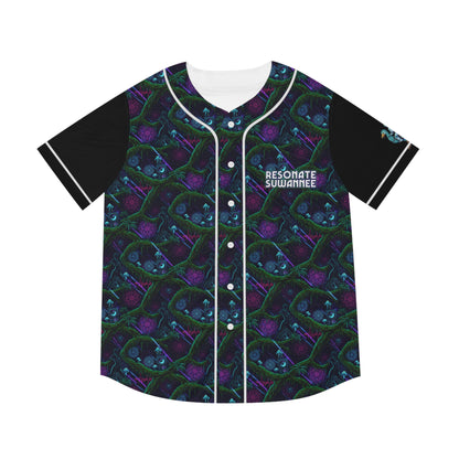 Swamp Bass Patterned Baseball Jersey