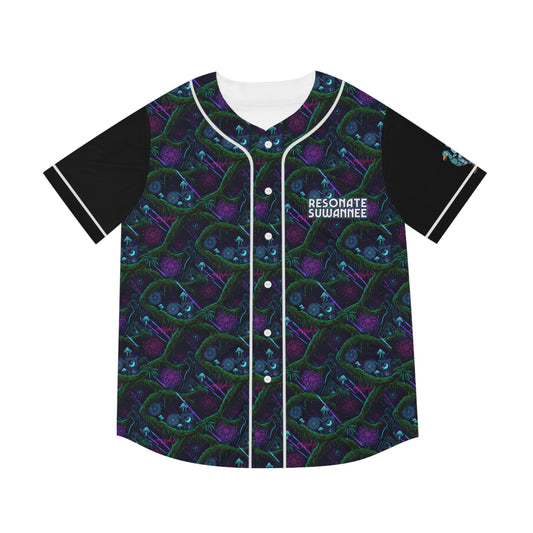 Swamp Bass Patterned Baseball Jersey
