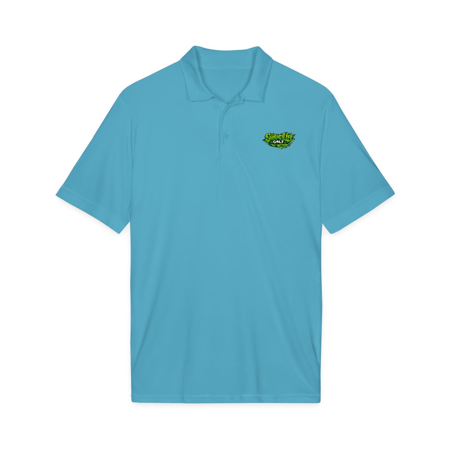 SwampLife Golf Logo Polo — Performance Sport Shirt