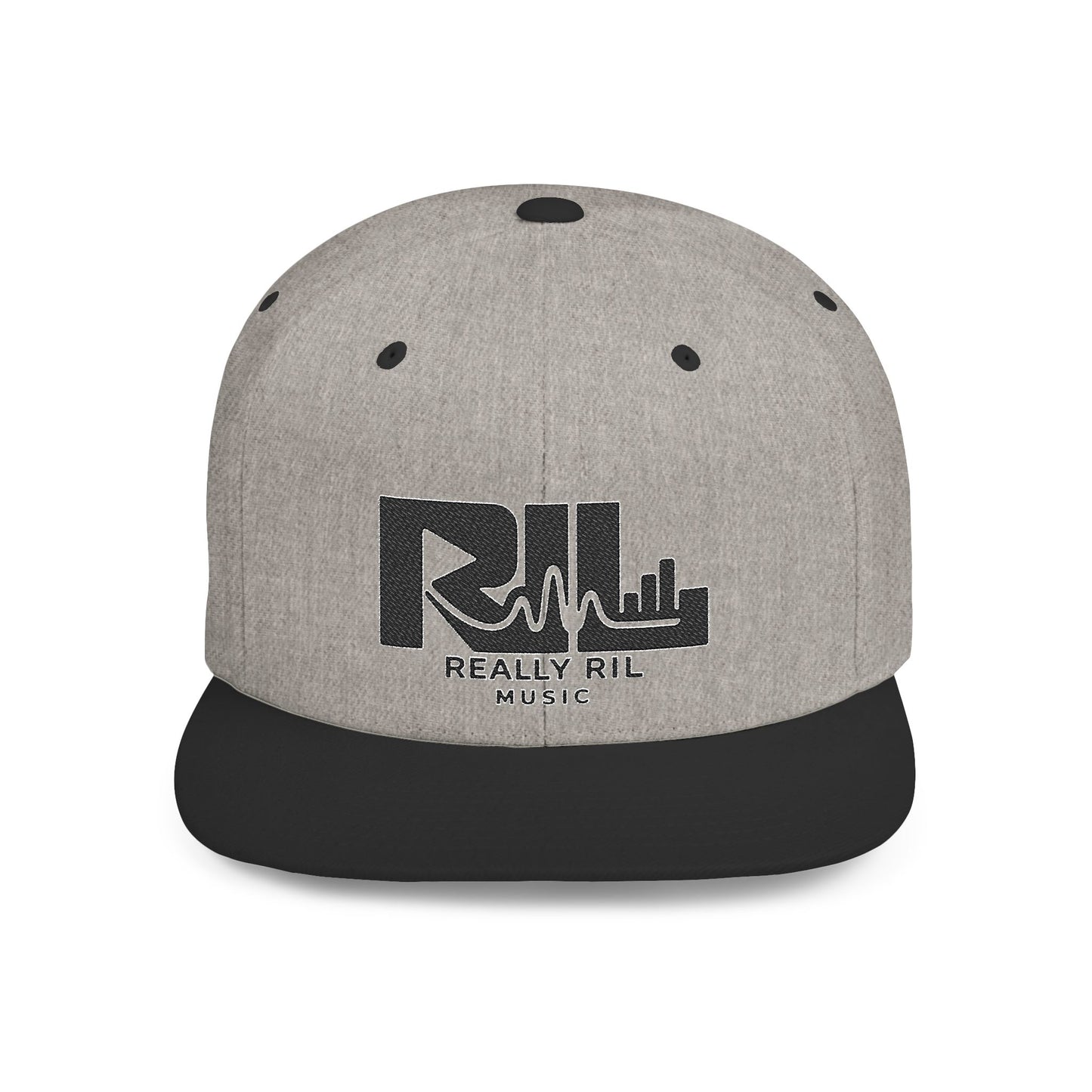 "Really Ril Music" Flat Bill Snapback Hat