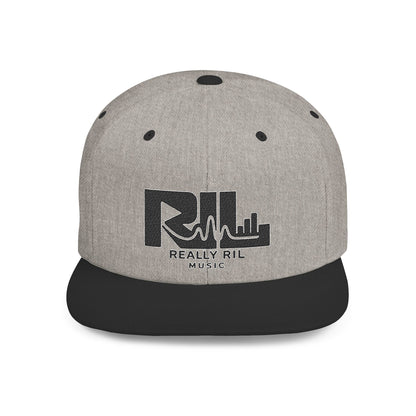 "Really Ril Music" Flat Bill Snapback Hat