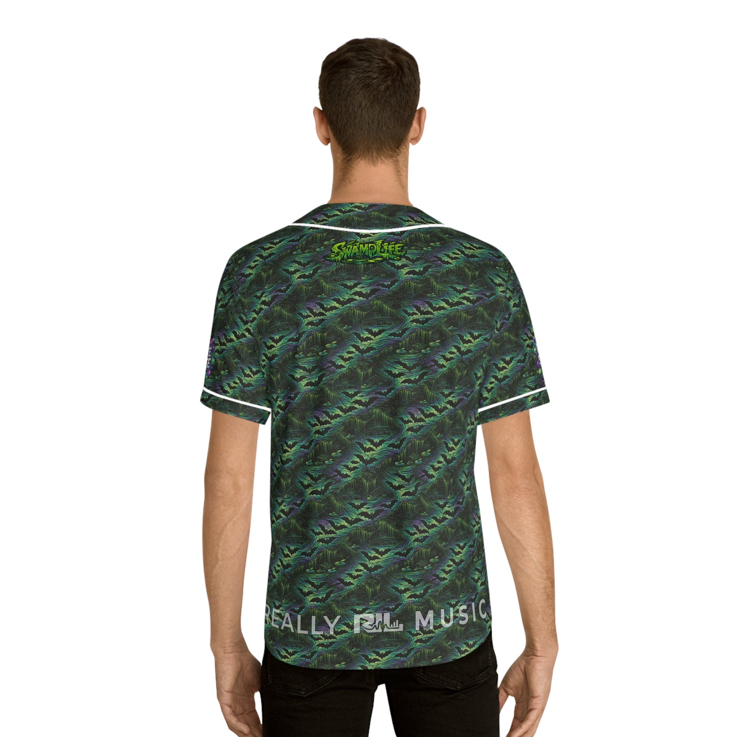 SwampLife Stay Swampy Men’s Retro Swamp Vibe Baseball Jersey