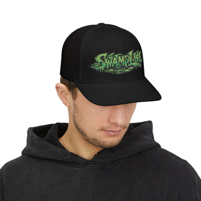 Swamp Life Embroidered Trucker SnapBack