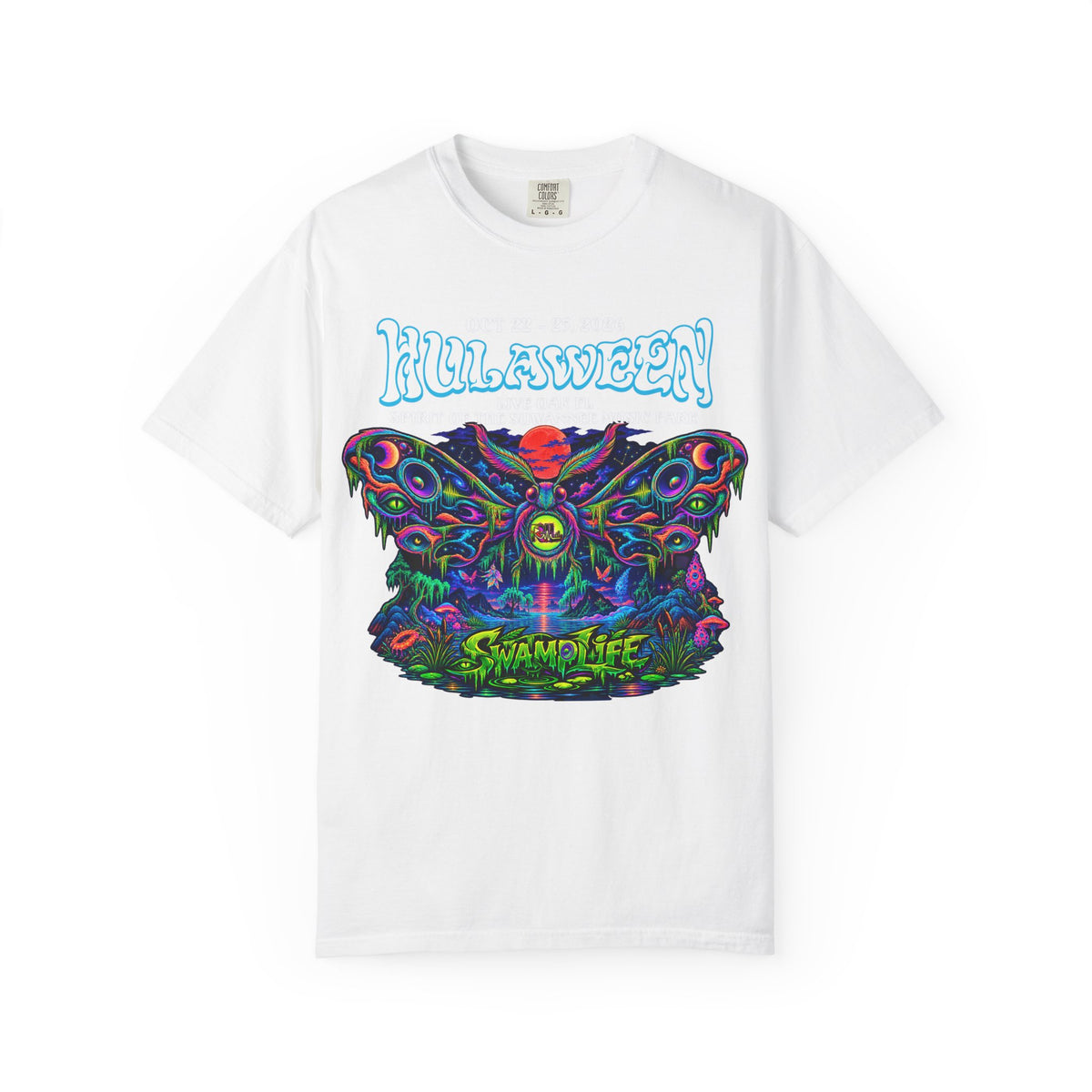 Hulaween Swamplife Moth Graphic T-Shirt