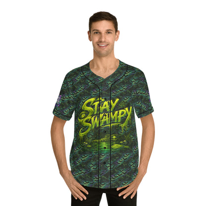 SwampLife Stay Swampy Men’s Retro Swamp Vibe Baseball Jersey