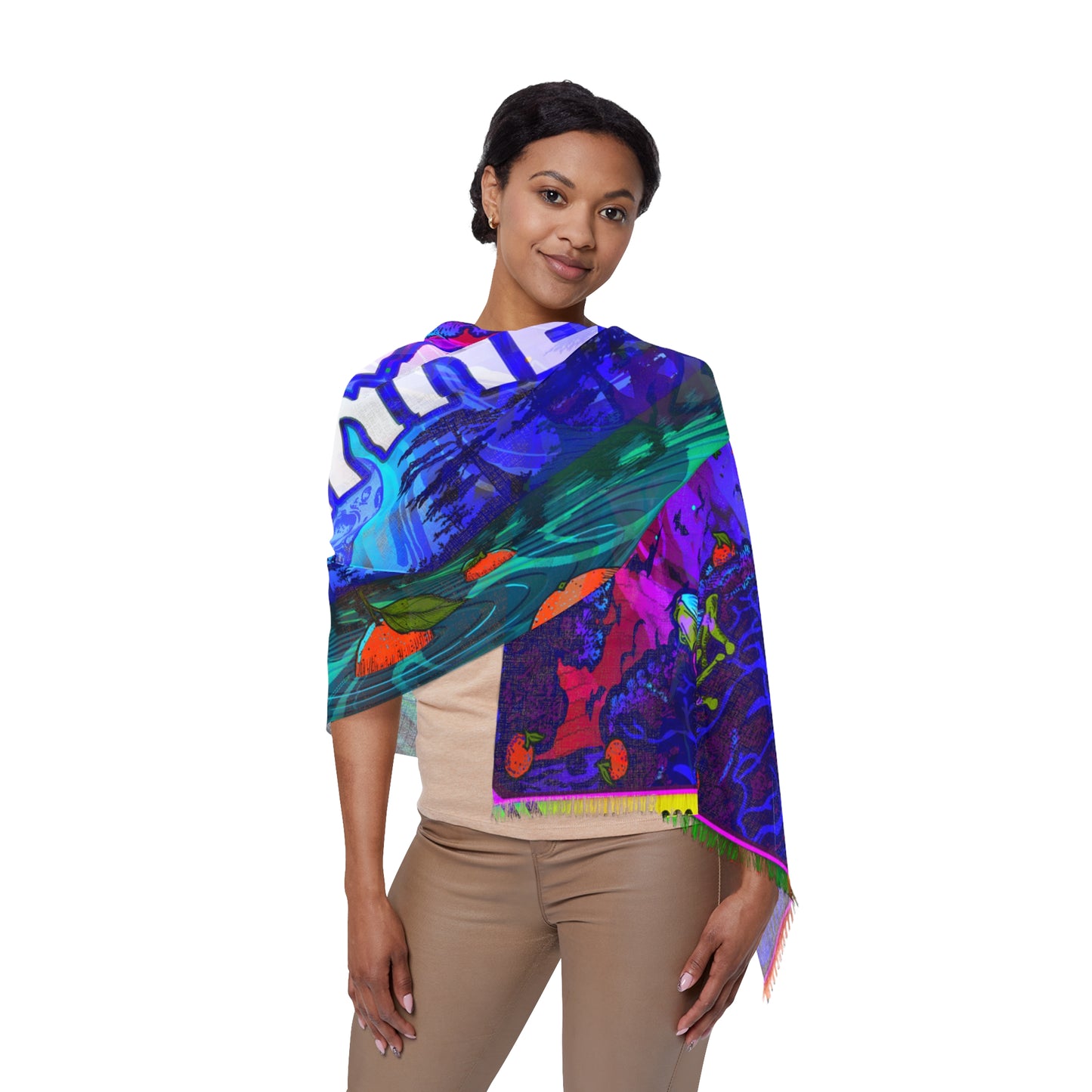 Vibrant Festival Light Scarf