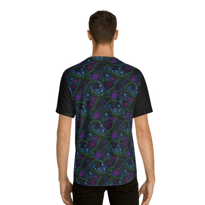 Swamp Bass Patterned Baseball Jersey