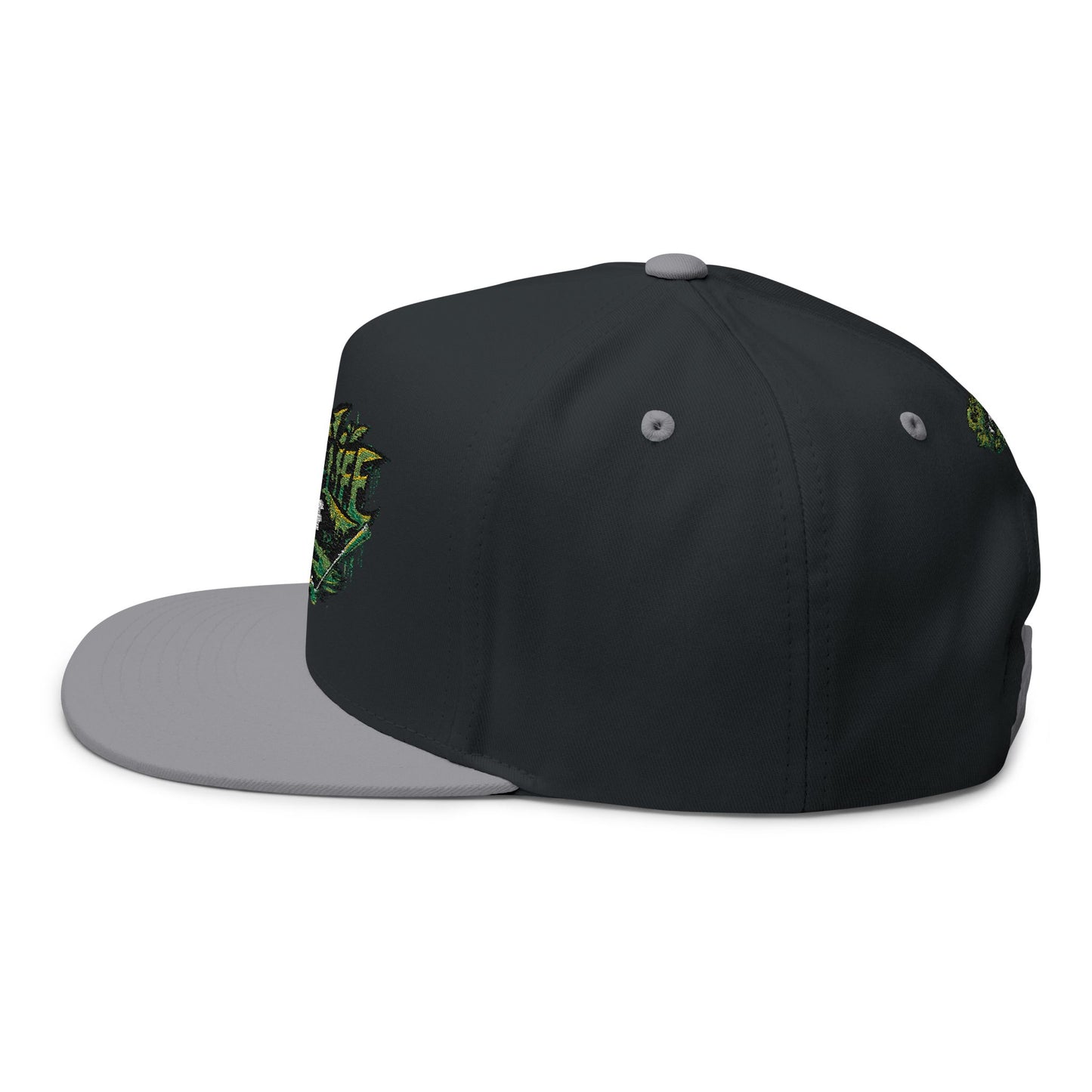 SwampLife Golf - GATOR Edition Embroidered Flat Bill Cap