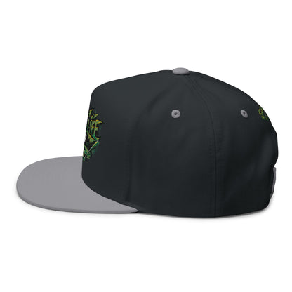 SwampLife Golf - GATOR Edition Embroidered Flat Bill Cap