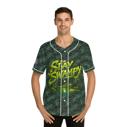 SwampLife Stay Swampy Men’s Retro Swamp Vibe Baseball Jersey