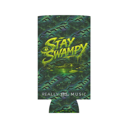 Stay Swampy & Resonate Responsibly - SwampLife Gator Koozie