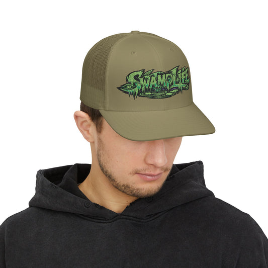 Swamp Life Embroidered Trucker SnapBack