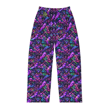 SwampLife - Neon Swamp Music Pattern - Women's Pajama Pants
