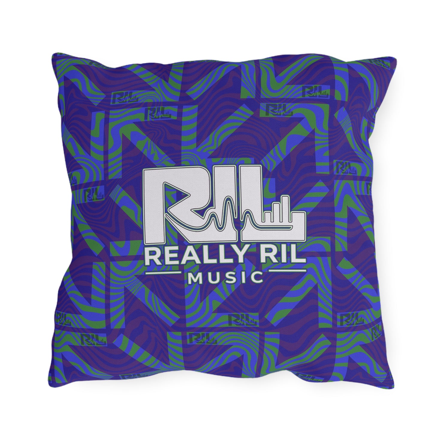 Really Ril Music Outdoor Pillow