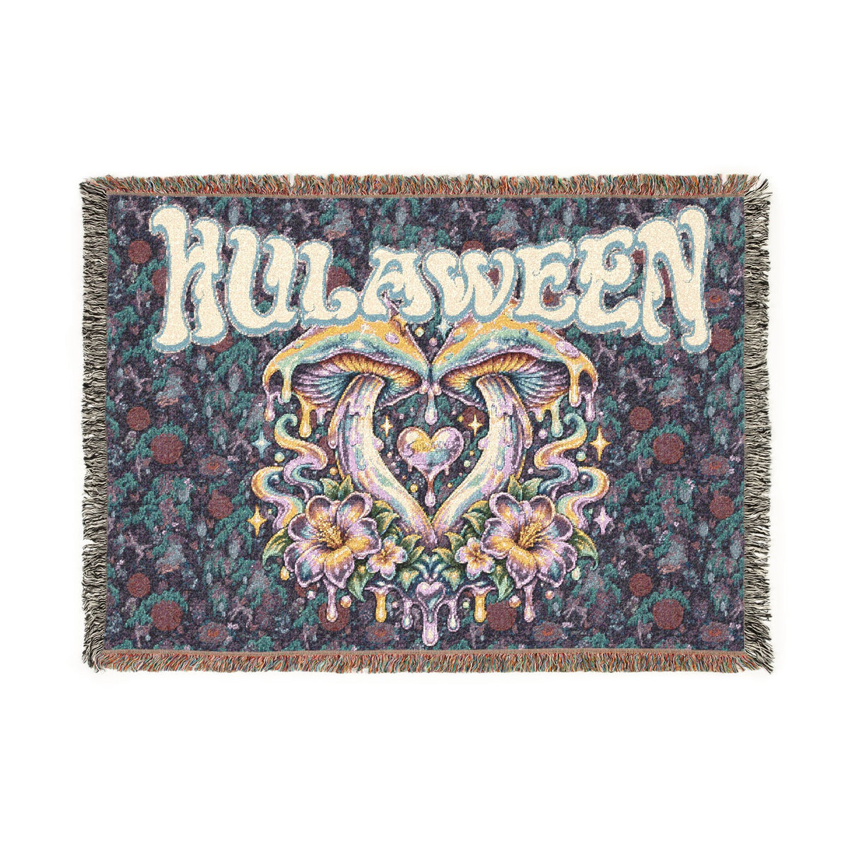 Hulaween Woven Blanket