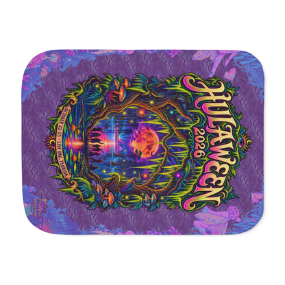 Hulaween 2026 Psychedelic Portal To the Pines - Sherpa Blanket