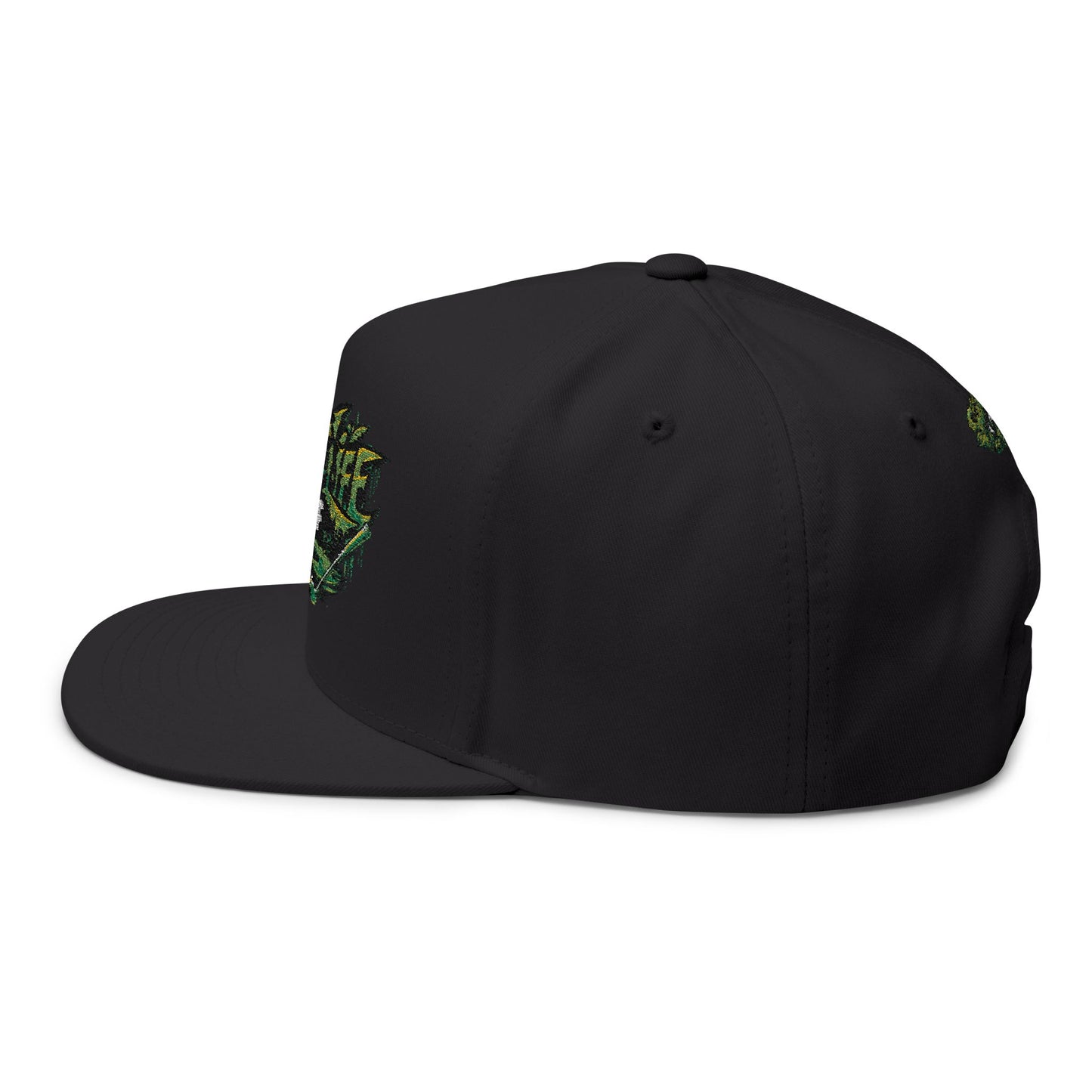 SwampLife Golf - GATOR Edition Embroidered Flat Bill Cap