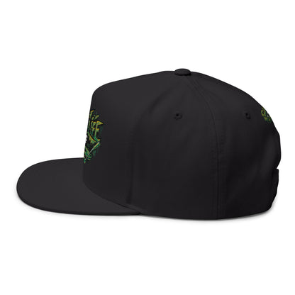 SwampLife Golf - GATOR Edition Embroidered Flat Bill Cap