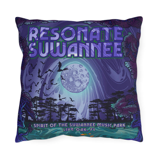 Vibrant SwampLife- Outdoor Pillow