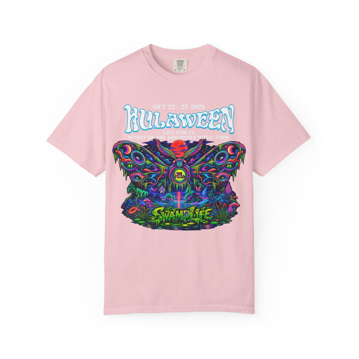 Hulaween Swamplife Moth Graphic T-Shirt