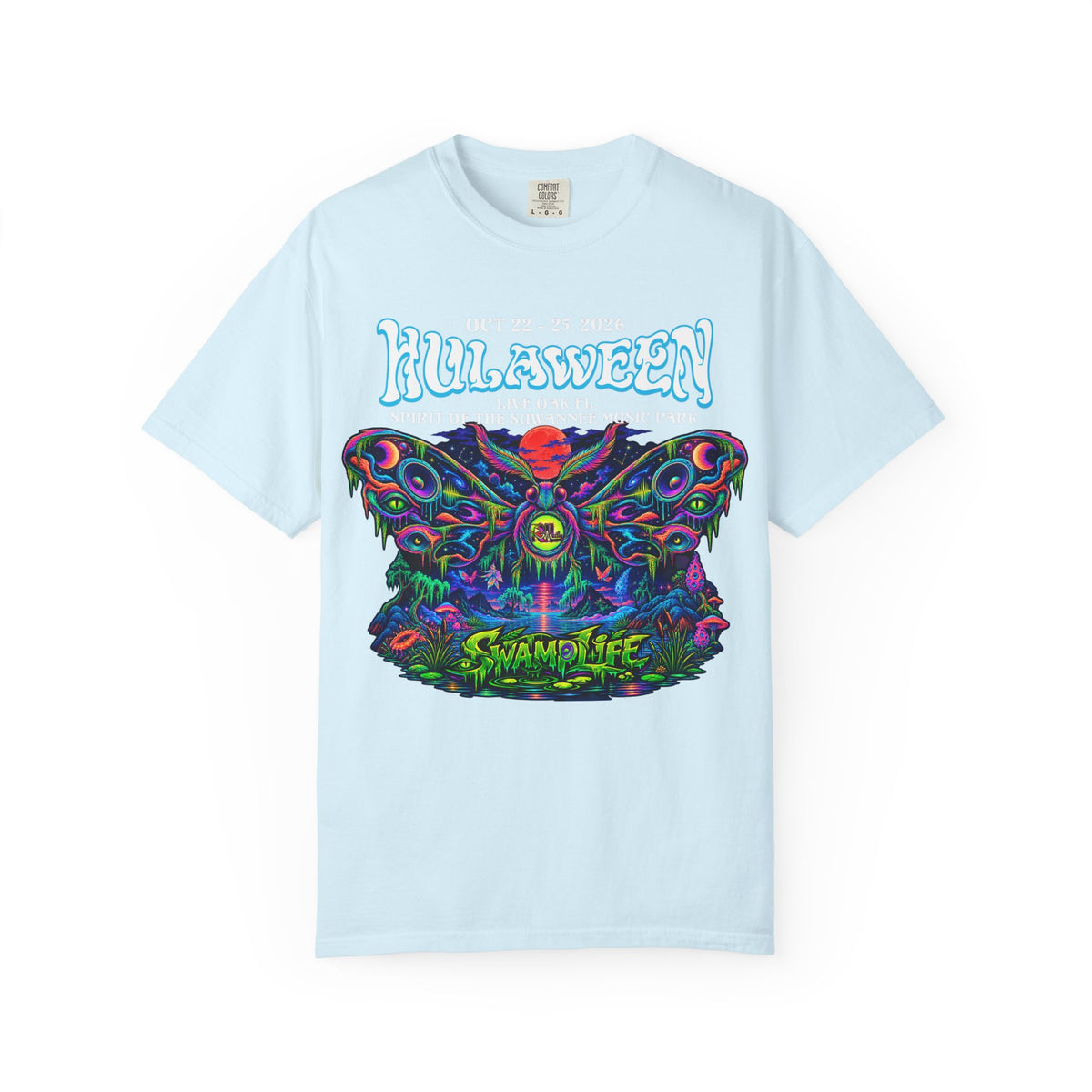 Hulaween Swamplife Moth Graphic T-Shirt