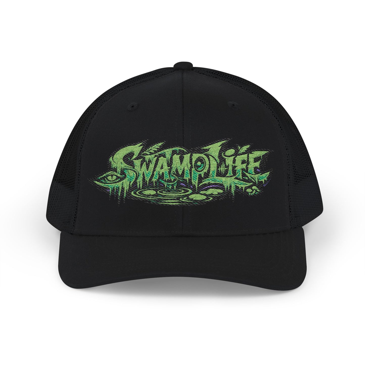 Swamp Life Embroidered Trucker SnapBack
