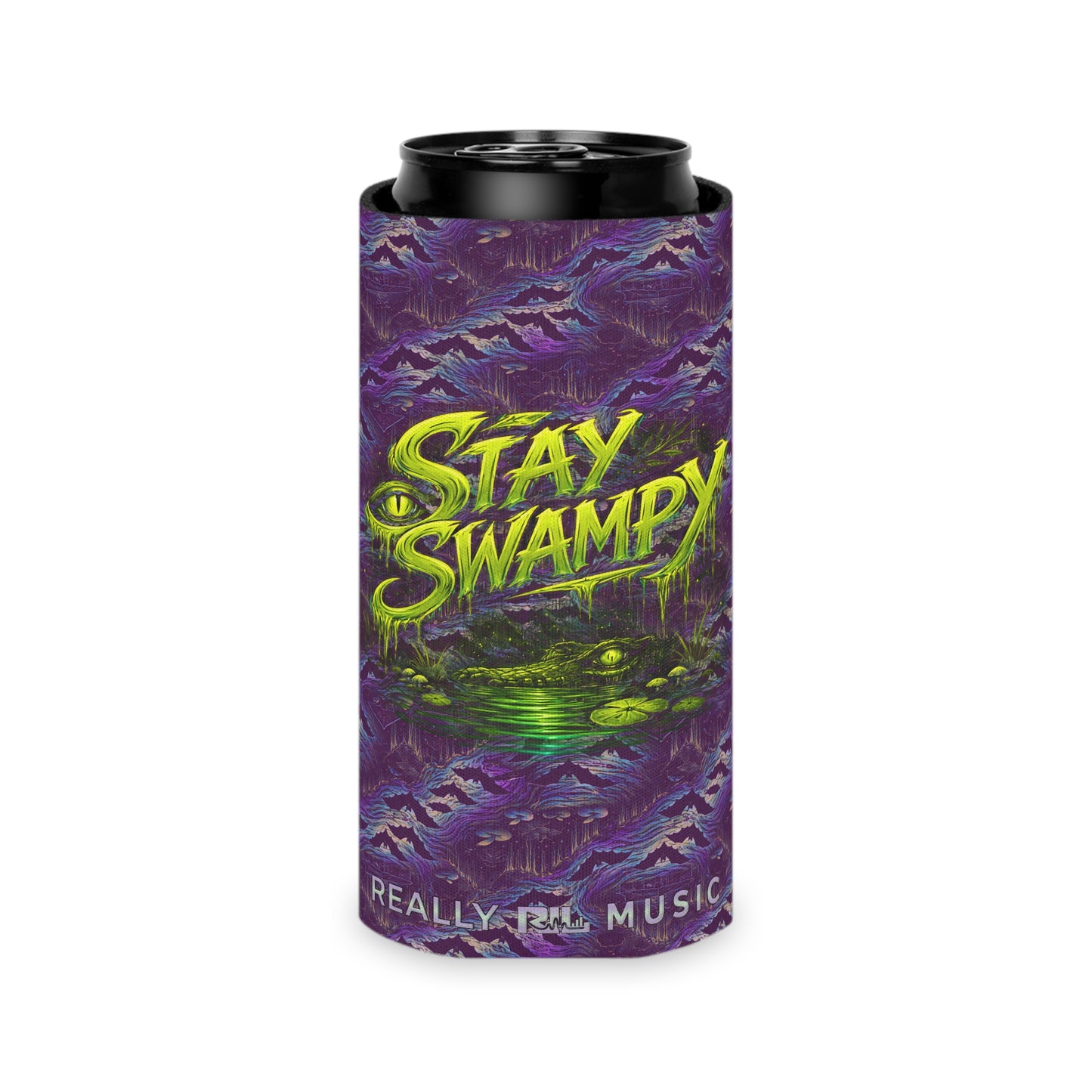 Stay Swampy & Resonate Responsibly - SwampLife Bat Koozie