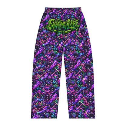 SwampLife - Neon Swamp Music Pattern - Women's Pajama Pants